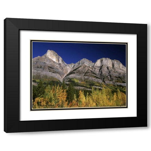 Canada, Saskatchewan, Banff NP Black Modern Wood Framed Art Print with Double Matting by Grandmaison, Mike