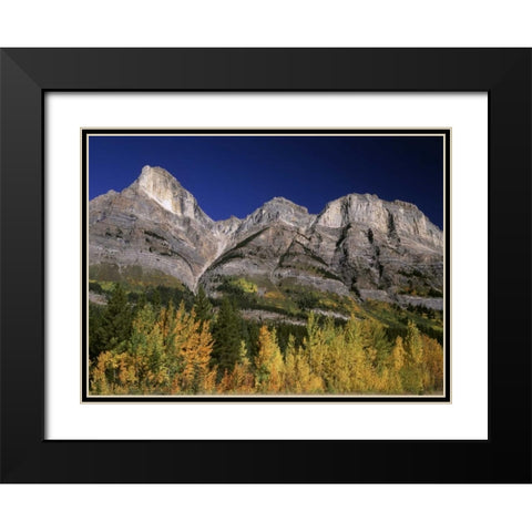 Canada, Saskatchewan, Banff NP Black Modern Wood Framed Art Print with Double Matting by Grandmaison, Mike