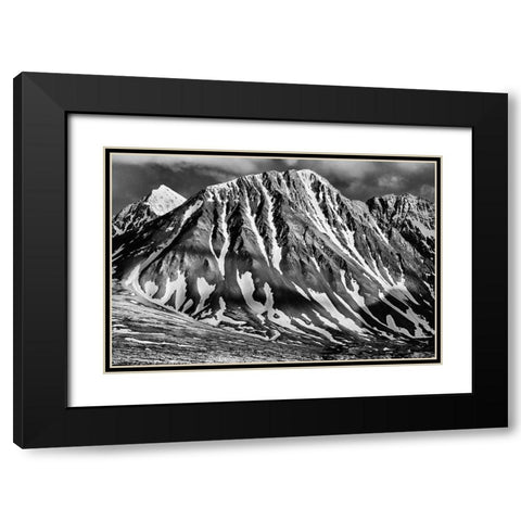 Canada-Yukon-Haines Junction St Elias Mountains landscape Black Modern Wood Framed Art Print with Double Matting by Jaynes Gallery