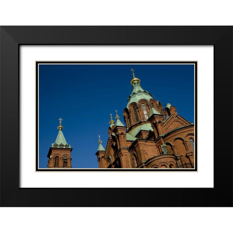 Finland, Helsinki Uspenski Cathedral Black Modern Wood Framed Art Print with Double Matting by Ross, Nancy ,  Steve