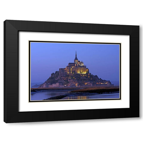 Mont St Michel-Normandy-France Black Modern Wood Framed Art Print with Double Matting by Bartel, Alex