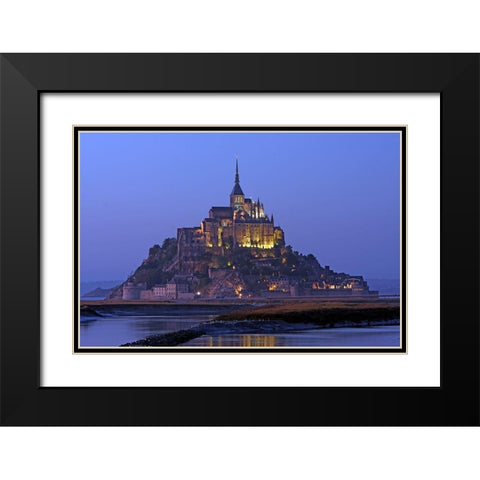 Mont St Michel-Normandy-France Black Modern Wood Framed Art Print with Double Matting by Bartel, Alex