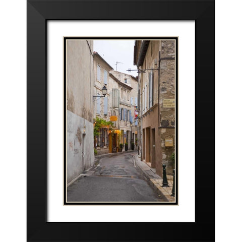 France, Provence Art gallery and shops Black Modern Wood Framed Art Print with Double Matting by Lord, Fred