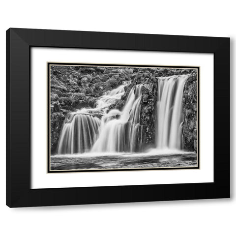 Kirkjufellsfoss-Iceland Black Modern Wood Framed Art Print with Double Matting by Ford, John