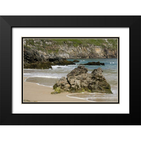 Ireland, Achill Island Coastline at the beach Black Modern Wood Framed Art Print with Double Matting by Kaveney, Wendy