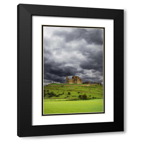 Ireland, County Tipperary Rock of Cashel Black Modern Wood Framed Art Print with Double Matting by Flaherty, Dennis