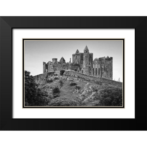 Ireland, County Tipperary Rock of Cashel castle Black Modern Wood Framed Art Print with Double Matting by Flaherty, Dennis
