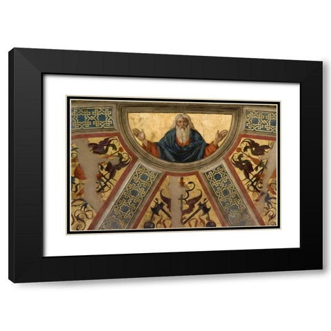 Italy, Parma Ceiling of the Parma Cathedral Black Modern Wood Framed Art Print with Double Matting by Kaveney, Wendy