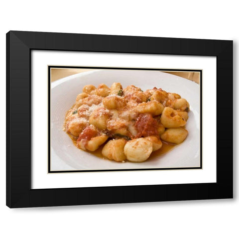 Italy, Positano Gnocchi, a potato or bread dish Black Modern Wood Framed Art Print with Double Matting by Kaveney, Wendy