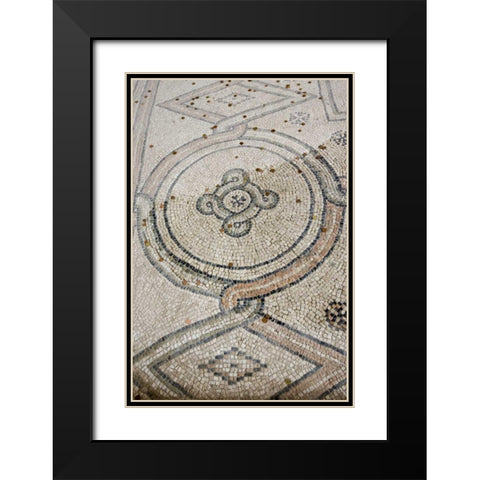 Italy, Ravenna Church of St Apollinare mosaic Black Modern Wood Framed Art Print with Double Matting by Kaveney, Wendy