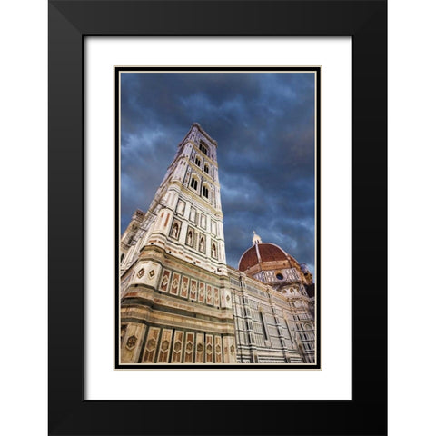 Italy, Basilica di Santa Maria del Fiore Black Modern Wood Framed Art Print with Double Matting by Flaherty, Dennis