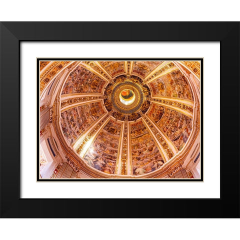 Santa Maria Maggiore-Rome-Italy Built 422-432-in honor of Virgin Mary Black Modern Wood Framed Art Print with Double Matting by Perry, William
