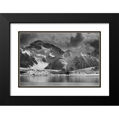 Lilliehookbreen Glacier-Spitsbergen-Svalbard Islands-Norway Black Modern Wood Framed Art Print with Double Matting by Pitamitz, Sergio