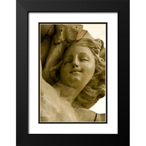Poland, Gdansk Cherub in St Marys Church Black Modern Wood Framed Art Print with Double Matting by Ross, Nancy ,  Steve