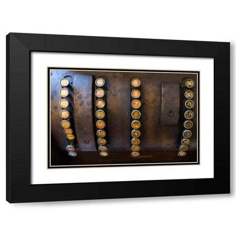 Lisbon-Portugal Antique Portuguese cash register Black Modern Wood Framed Art Print with Double Matting by McRoberts, Julien