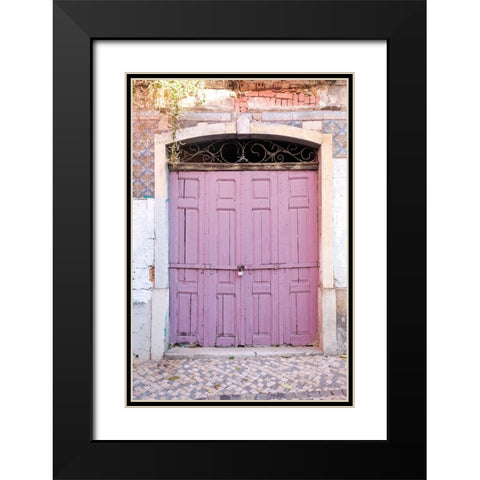 Lisbon-Portugal Black Modern Wood Framed Art Print with Double Matting by McRoberts, Julien