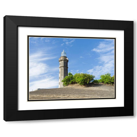 Nature Reserve Vulcao dos Capelinhos Faial Island-an island in the Azores in the Atlantic Ocean  Black Modern Wood Framed Art Print with Double Matting by Zwick, Martin