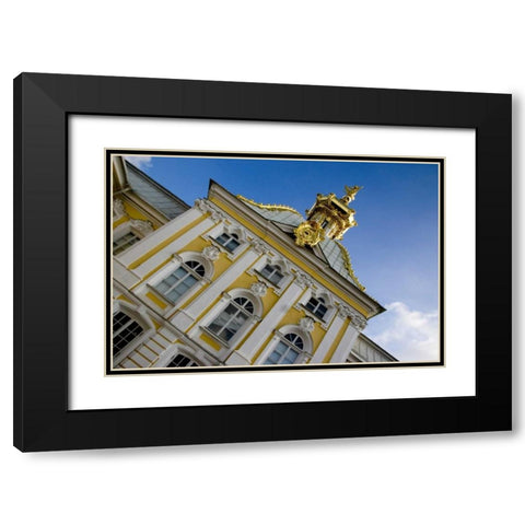 Russia, St Petersburg Portion of Peterhof Black Modern Wood Framed Art Print with Double Matting by Ross, Nancy ,  Steve