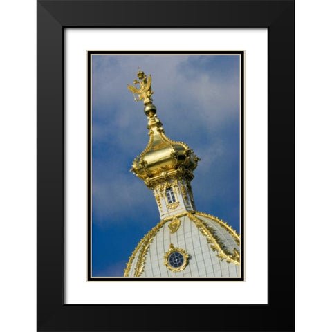 Russia, St Petersburg Peterhof palace interior Black Modern Wood Framed Art Print with Double Matting by Ross, Nancy ,  Steve