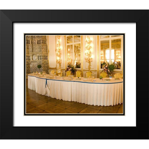 Russia, Pushkin Interior of Catherine Palace Black Modern Wood Framed Art Print with Double Matting by Ross, Nancy ,  Steve