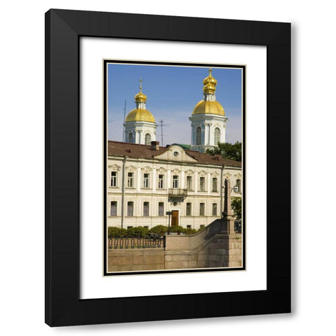 Russia, St Petersburg Dome of Sailors Cathedral Black Modern Wood Framed Art Print with Double Matting by Ross, Nancy ,  Steve
