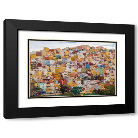 Spain-Canary Islands-Gran Canaria Island-Las Palmas de Gran Canaria Black Modern Wood Framed Art Print with Double Matting by Bibikow, Walter