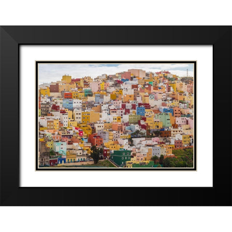 Spain-Canary Islands-Gran Canaria Island-Las Palmas de Gran Canaria Black Modern Wood Framed Art Print with Double Matting by Bibikow, Walter