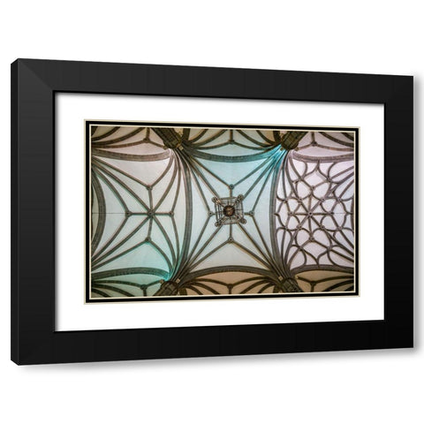 Spain-Canary Islands-Gran Canaria Island-Las Palmas de Gran Canaria-Catedral de Santa Ana-interior Black Modern Wood Framed Art Print with Double Matting by Bibikow, Walter