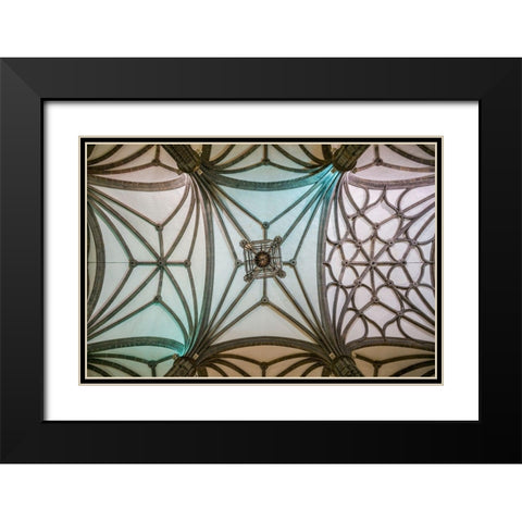 Spain-Canary Islands-Gran Canaria Island-Las Palmas de Gran Canaria-Catedral de Santa Ana-interior Black Modern Wood Framed Art Print with Double Matting by Bibikow, Walter