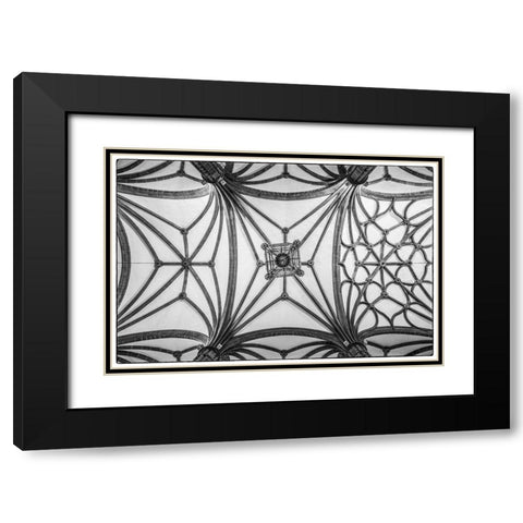 Spain-Canary Islands-Gran Canaria Island-Las Palmas de Gran Canaria-Catedral de Santa Ana-interior Black Modern Wood Framed Art Print with Double Matting by Bibikow, Walter