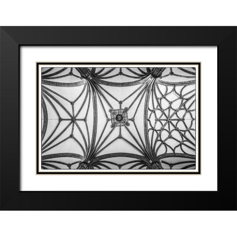 Spain-Canary Islands-Gran Canaria Island-Las Palmas de Gran Canaria-Catedral de Santa Ana-interior Black Modern Wood Framed Art Print with Double Matting by Bibikow, Walter