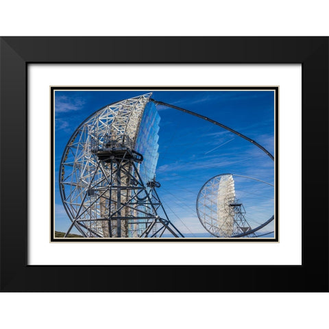 Canary Islands--Roque de los Muchachos Observatory-The Florian Goebel MAGIC Telescopes Black Modern Wood Framed Art Print with Double Matting by Bibikow, Walter