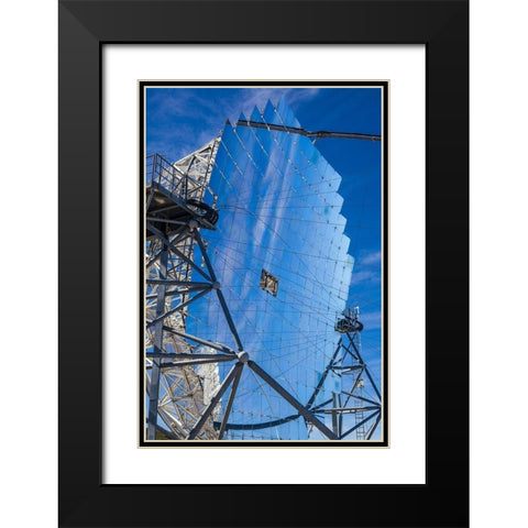 Canary Islands--Roque de los Muchachos Observatory-The Florian Goebel MAGIC Telescopes Black Modern Wood Framed Art Print with Double Matting by Bibikow, Walter