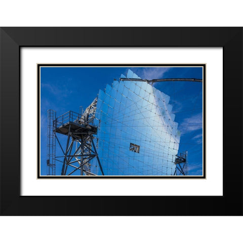 Canary Islands--Roque de los Muchachos Observatory-The Florian Goebel MAGIC Telescopes Black Modern Wood Framed Art Print with Double Matting by Bibikow, Walter