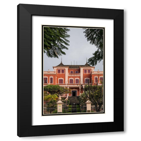 Canary Islands-Tenerife Island-La Orotava-Liceo de Taoro-built in 1928-town social club Black Modern Wood Framed Art Print with Double Matting by Bibikow, Walter