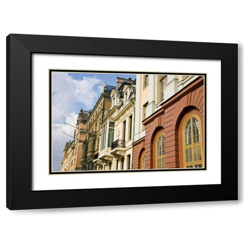 Sweden, Stockholm Typical city architecture Black Modern Wood Framed Art Print with Double Matting by Ross, Nancy ,  Steve