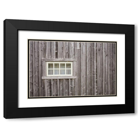 Sweden-Gotland Island-Ljugarn-fishing shack detail Black Modern Wood Framed Art Print with Double Matting by Bibikow, Walter