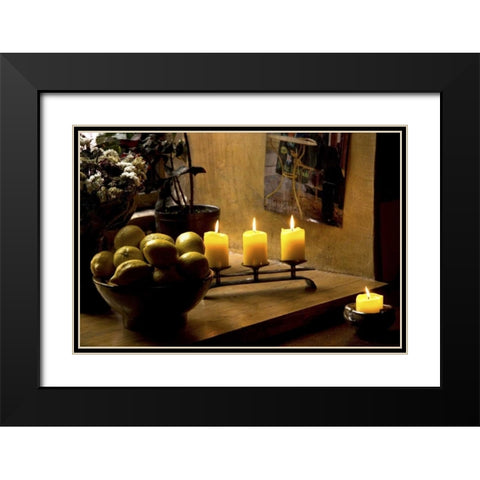 Estonia, Tallinn Still life inside coffee shop Black Modern Wood Framed Art Print with Double Matting by Ross, Nancy ,  Steve