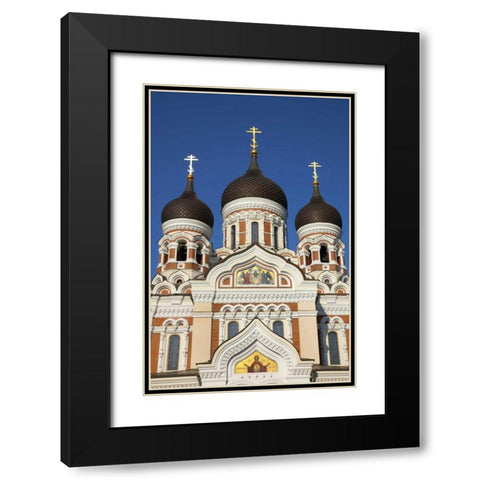 Estonia, Tallinn Alexander Nevsky Cathedral Black Modern Wood Framed Art Print with Double Matting by Zuckerman, Jim