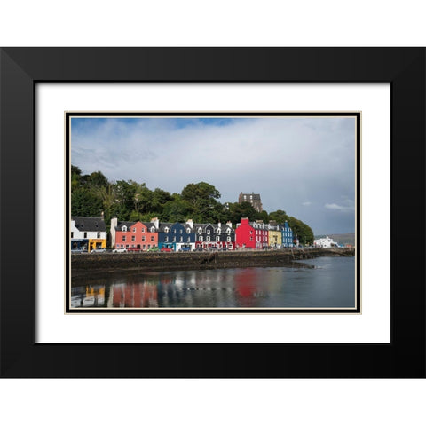 Scotland Tobermory-Isle of Mull Black Modern Wood Framed Art Print with Double Matting by Tharp, Brenda