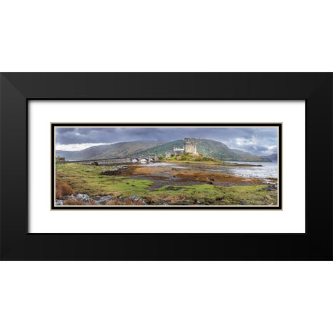 Eilean Donan Castle Isle of Skye-Scotland Black Modern Wood Framed Art Print with Double Matting by Norring, Tom