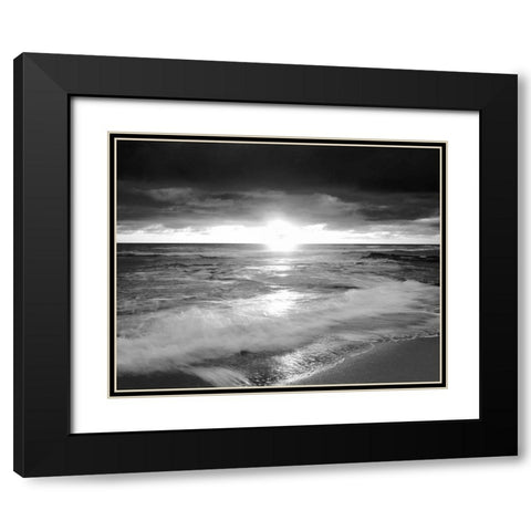 California, San Diego Sunset Cliffs beach Black Modern Wood Framed Art Print with Double Matting by Talbot Frank, Christopher