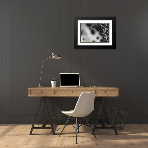 Beet juice and salt crystals Black Modern Wood Framed Art Print with Double Matting by Muench, Zandria