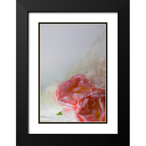 Flowers and light Black Modern Wood Framed Art Print with Double Matting by Muench, Zandria