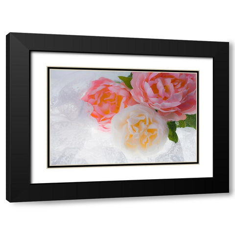 Flowers and light Black Modern Wood Framed Art Print with Double Matting by Muench, Zandria