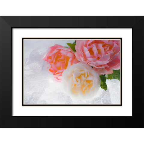 Flowers and light Black Modern Wood Framed Art Print with Double Matting by Muench, Zandria