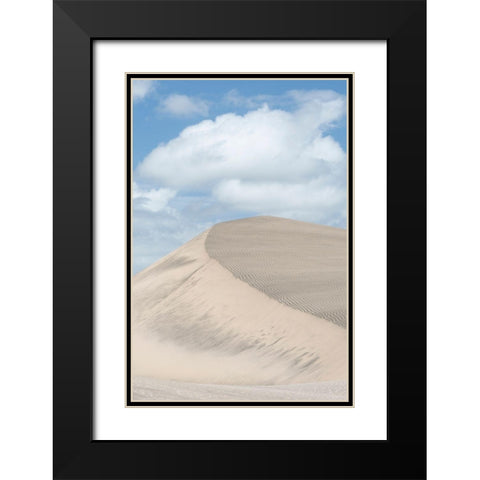 Fiji-Viti Levu Sand dunes Black Modern Wood Framed Art Print with Double Matting by Merrill Images