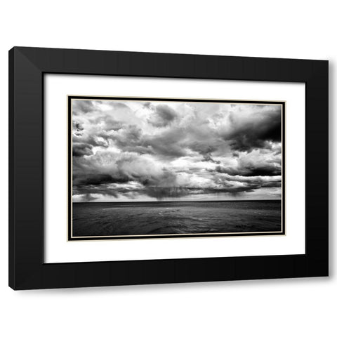 Argentina-Santa Cruz Monte Leon National Park-the only coastal park in Argentina Black Modern Wood Framed Art Print with Double Matting by Molinari, Michele