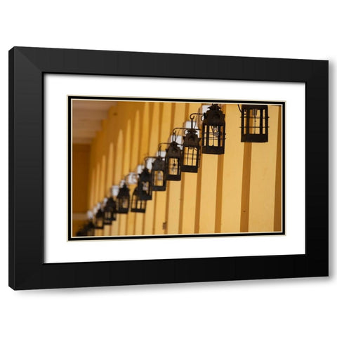South America-Colombia-Cartagena Las Bovedas-once dungeons Black Modern Wood Framed Art Print with Double Matting by Hopkins, Cindy Miller