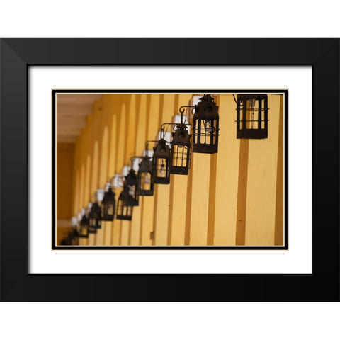 South America-Colombia-Cartagena Las Bovedas-once dungeons Black Modern Wood Framed Art Print with Double Matting by Hopkins, Cindy Miller